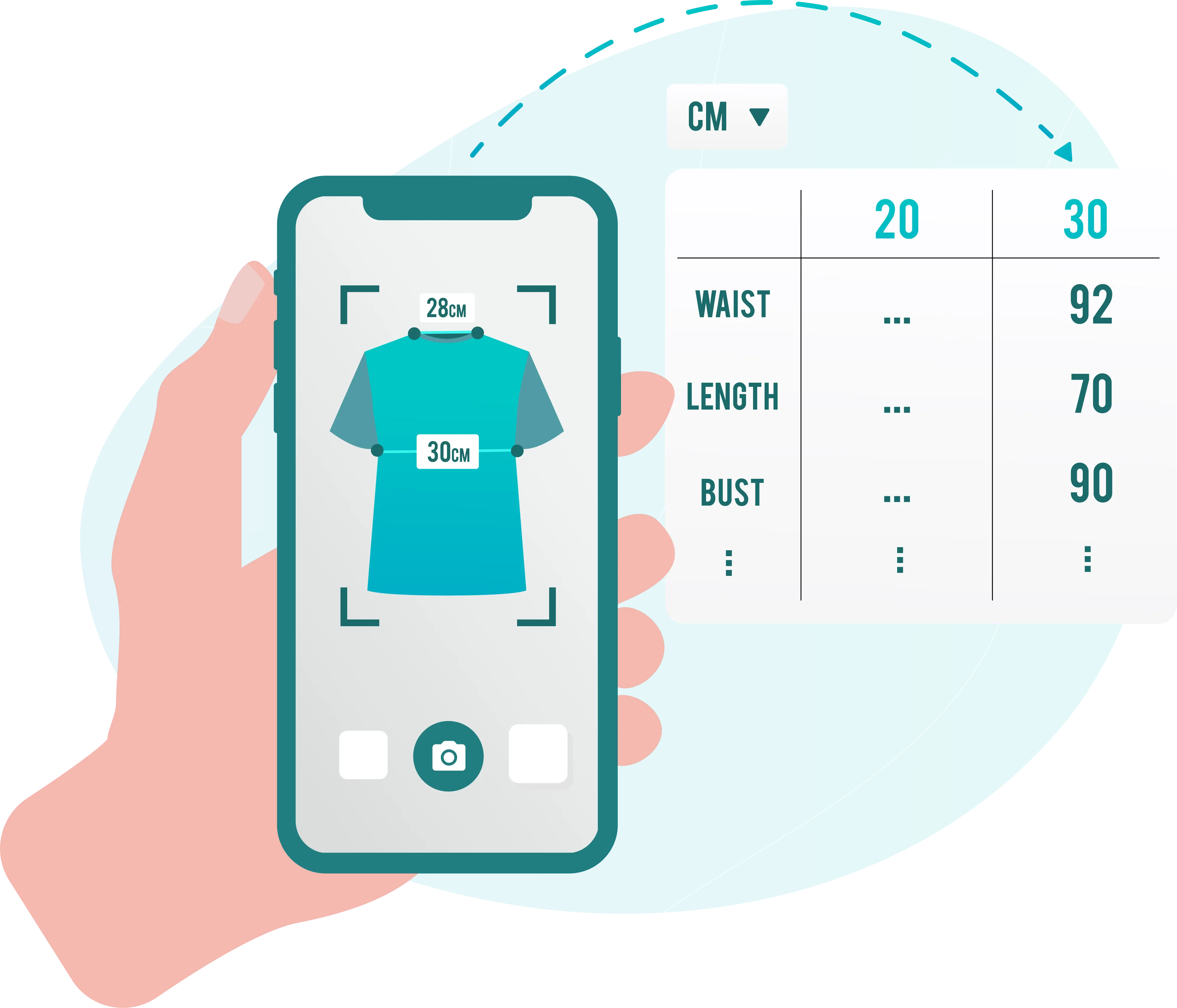 Vestofy size chart maker